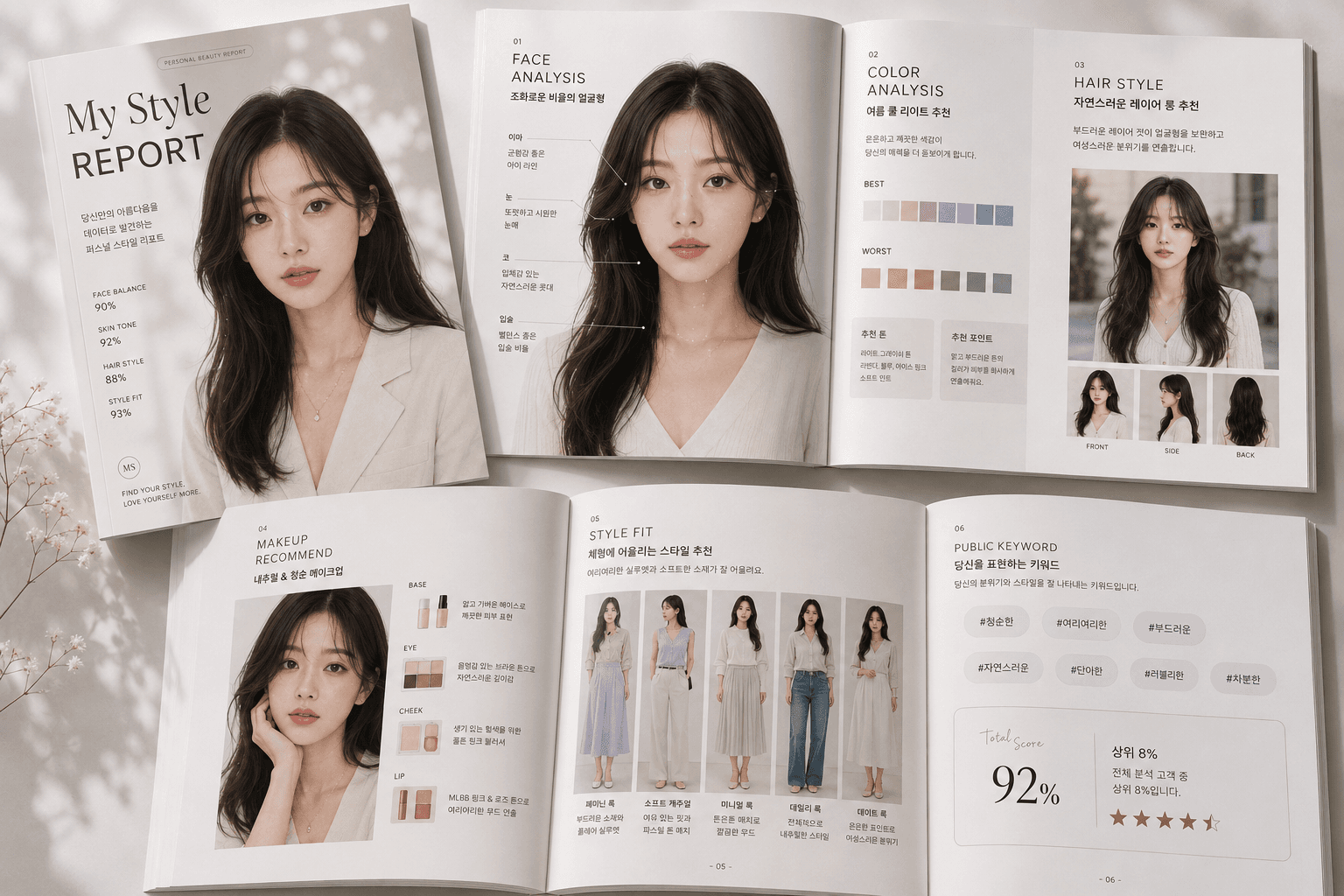 스타일 리포트 예시