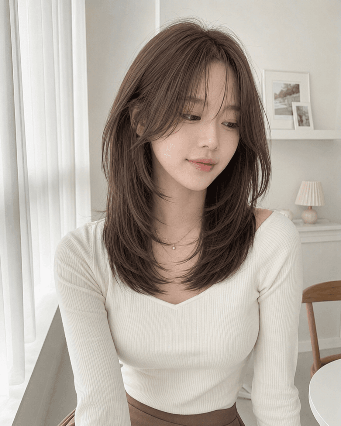 #중단발레이어드