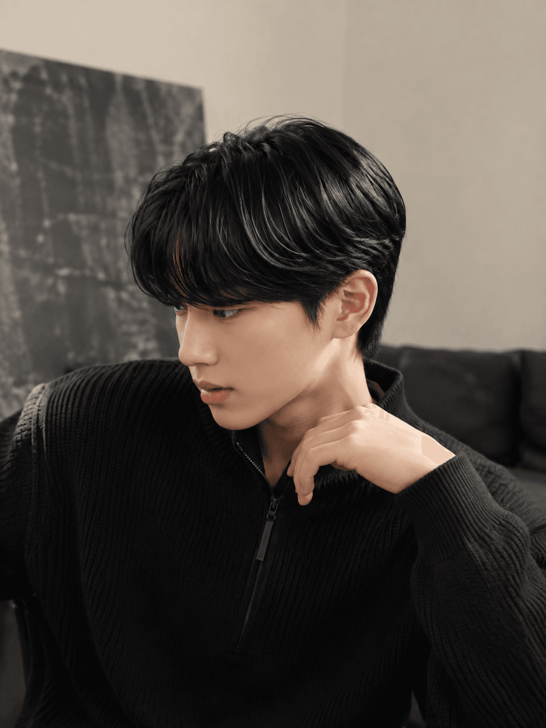 #세미리프펌